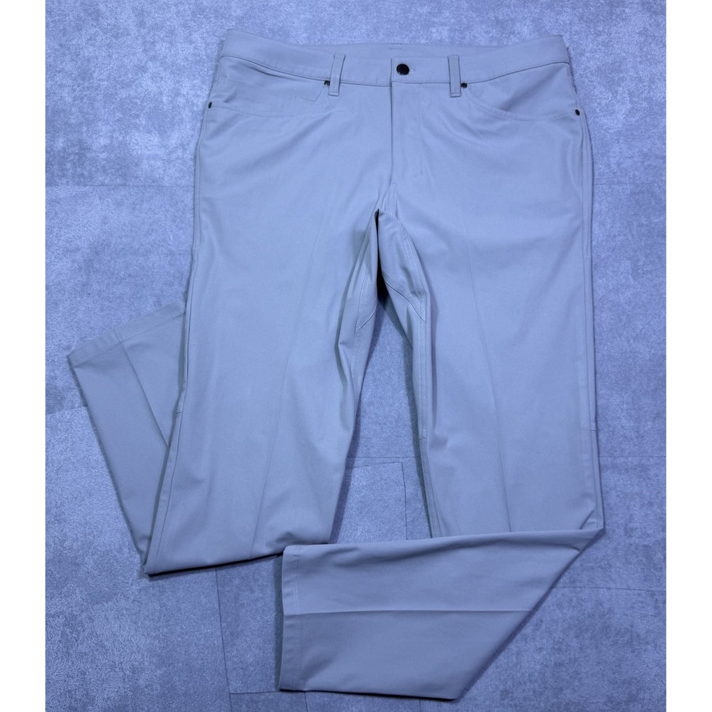 Lululemon Pants Mens 34x31 Gray ABC Warpstreme Slim Athleisure Normcore USA